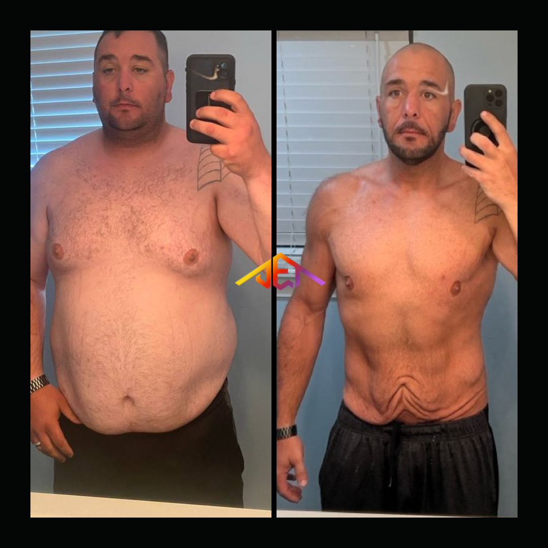 JET Body client transformation 10 - 12 week body transformation result