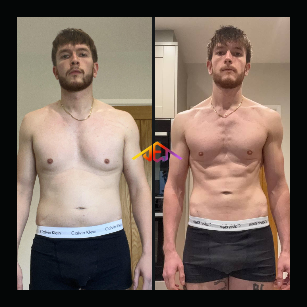 JET Body client transformation 11 - 12 week body transformation result
