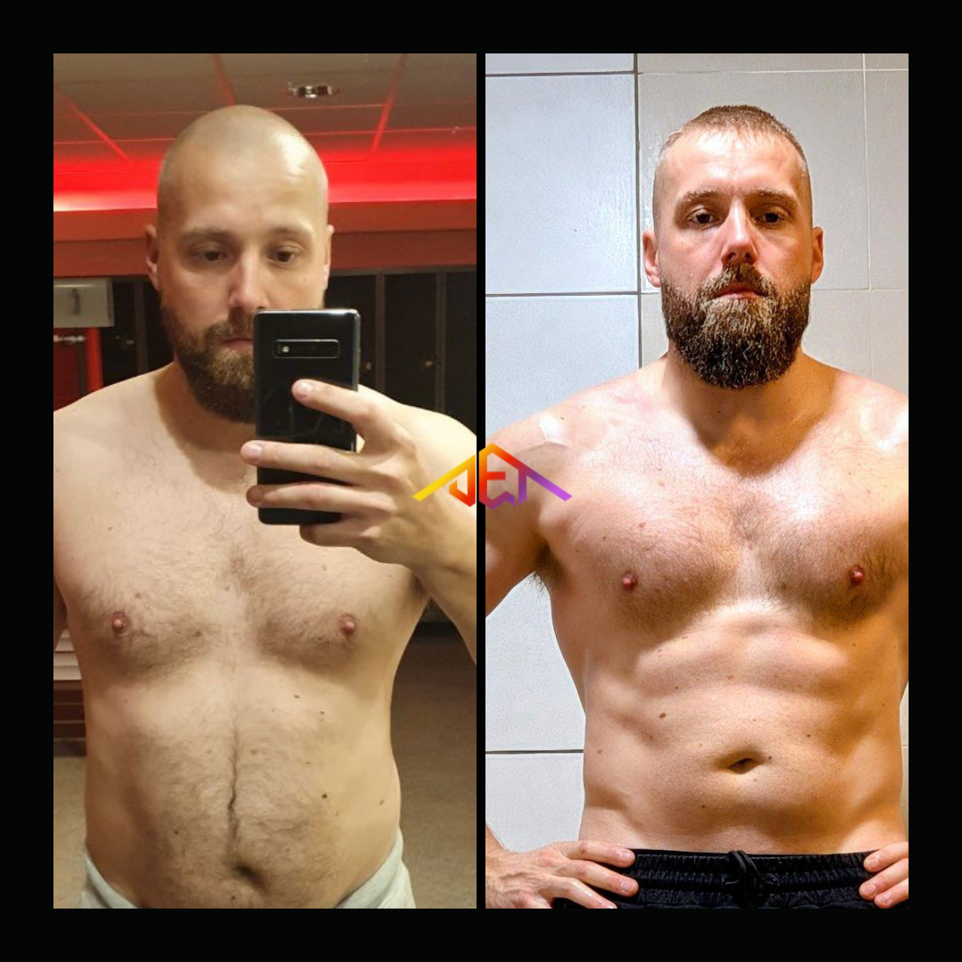 JET Body client transformation 16 - 12 week body transformation result