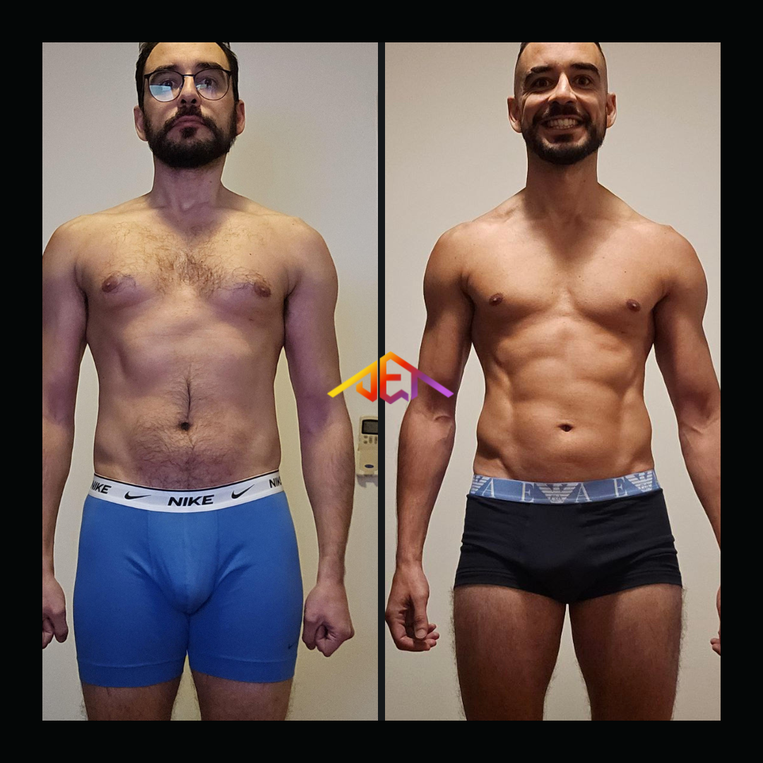 JET Body client transformation 17 - 12 week body transformation result