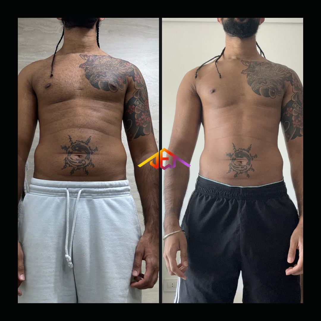 JET Body client transformation 24 - 12 week body transformation result