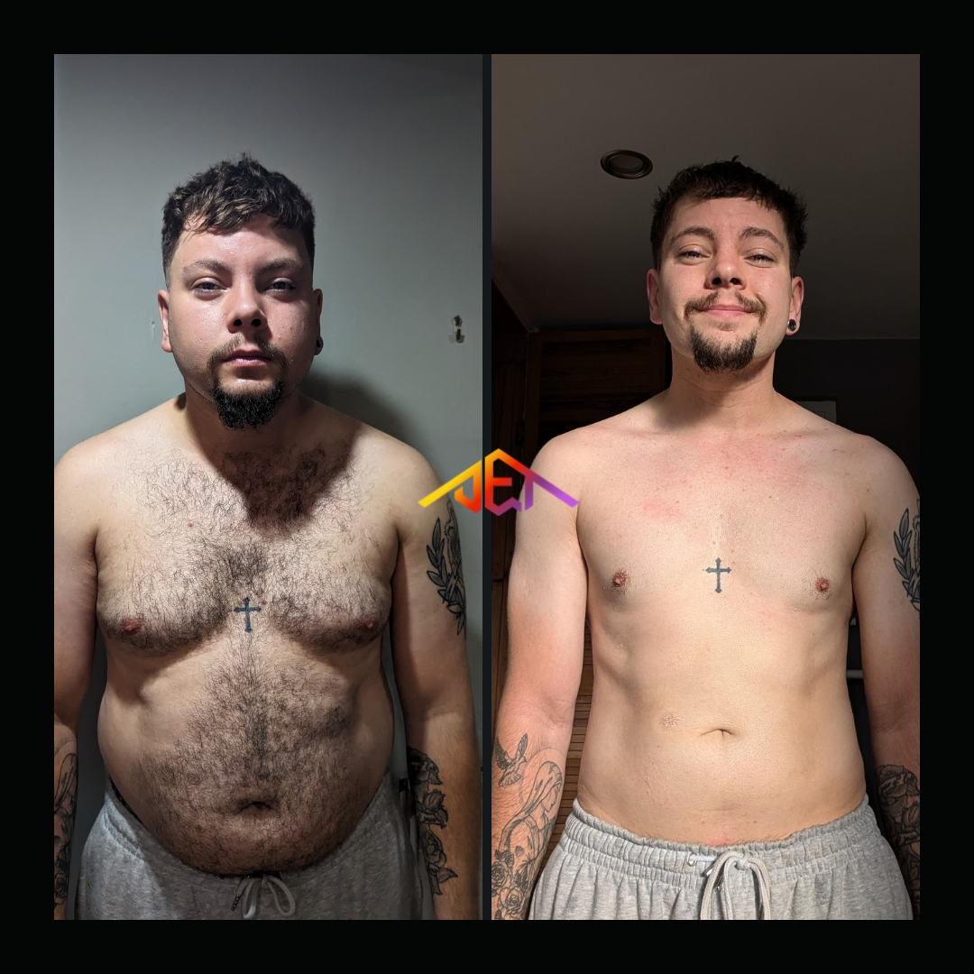 JET Body client transformation 25 - 12 week body transformation result
