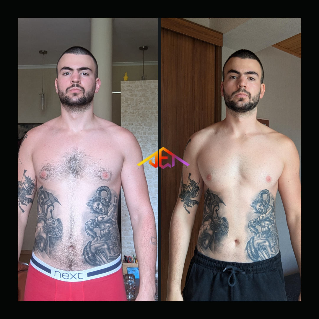 JET Body client transformation 27 - 12 week body transformation result