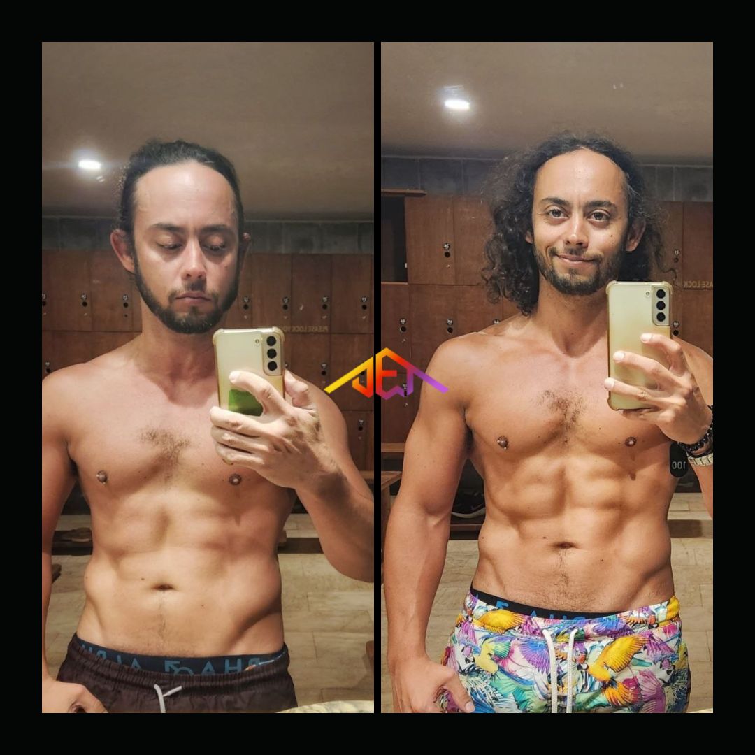 JET Body client transformation 30 - 12 week body transformation result