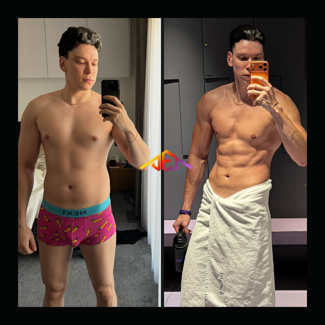 JET Body client transformation 4 - 12 week body transformation result